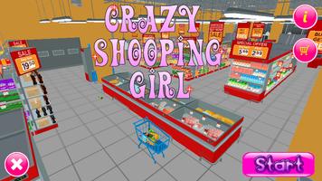 Crazy Shopping Girl  PRO Affiche