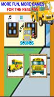 School Bus Games Free: Boys Affiche