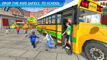 Szkolnego Kierowca autobusu Symulant - School Bus screenshot 1