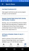 Decatur Central HS Athletics - Decatur Township 스크린샷 2