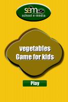 vegetable names for kids Plakat