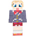 School Girl skins For MC PE-icoon