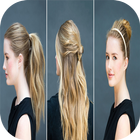 school hairstyles designs icon