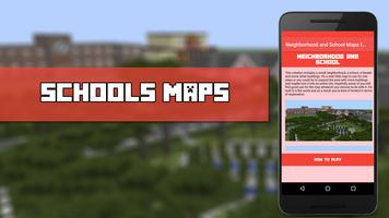 Neighborhood and School Maps for MCPE постер