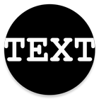 Make Text Big icon