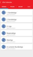 پوستر Fußball DE (Deutsche 1. Liga) Spielplan 2019/2020