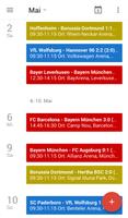 برنامه‌نما Fußball DE (Deutsche 1. Liga) Spielplan 2019/2020 عکس از صفحه