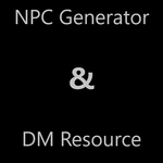 D&D 5E NPC Generator and DM Re icon