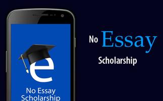 No Essay Scholarship poster