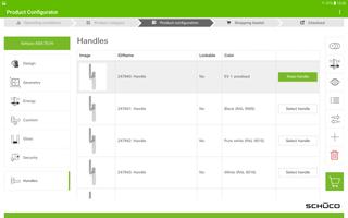 Schüco Product Configurator screenshot 2