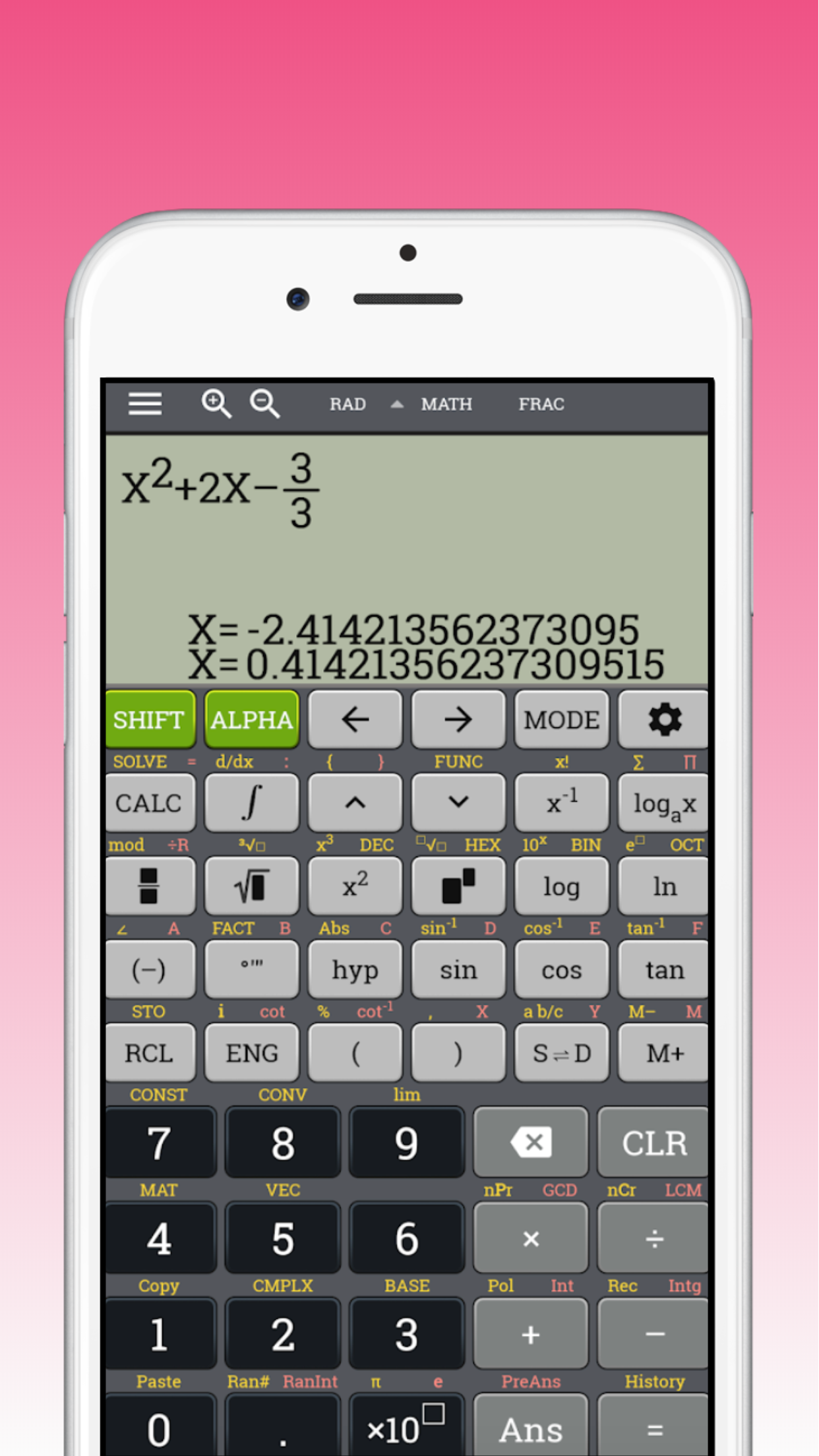 Scientific Calculator- Simple &Multi Functions