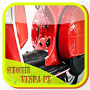 modified scooter vespa px aplikacja