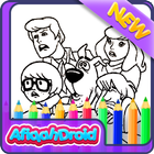 Kids Coloring Scooby Dog icône