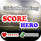 Unlimited Money & Energy for Score Hero Prank Tool أيقونة