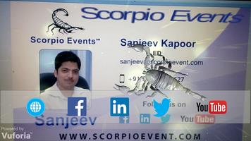 Scorpio Events AR الملصق