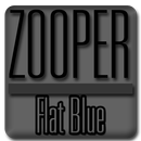 Flat Blue - Zooper Widget Pro aplikacja