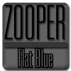 Flat Blue - Zooper Widget Pro ikona