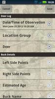 ScoutLook DeerLog スクリーンショット 1