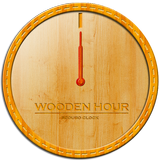 Wooden hour - Scoubo clock icône