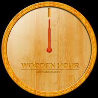 Wooden hour - Scoubo clock capture d'écran 1