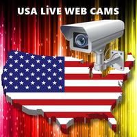 USA Live Web Cameras Affiche