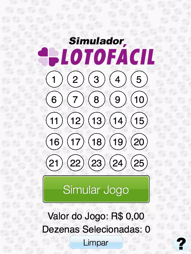 Simulador da Lotofácil - Só Matemática