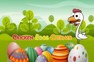 chicken eggs game Affiche