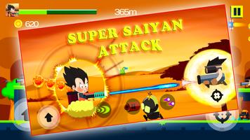 Super Saiyan Attack Affiche