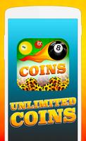 coins for billiard prank poster