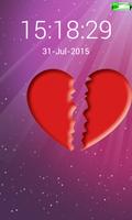 2 Schermata love heart screen lock code