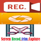 Record Screen Video Audio Foto Trim icône