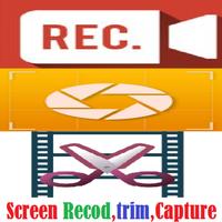 Record Screen Video Audio Foto Trim Affiche