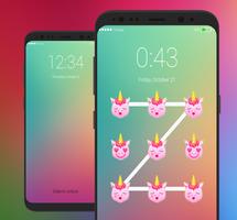 Pony Lock Screen Little UNICORN Emoji Ekran Görüntüsü 3