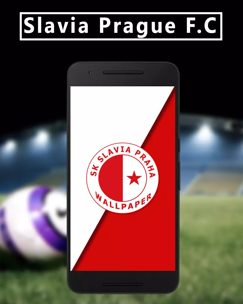 Download wallpapers SK Slavia Praha, 4k, logo, material design