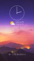 Beautiful Sky Theme ScreenLock captura de pantalla 1