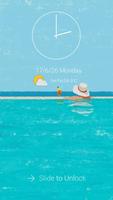 SUMMER Theme ScreenLock Cartaz