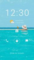 SUMMER Theme ScreenLock ภาพหน้าจอ 1