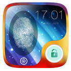 Fingerprint lock screen prank ikon