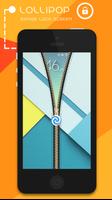 Lollipop Zipper Lock Screen screenshot 1