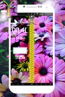 Flowers Zipper Lock Screen-poster