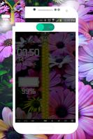 Flowers Zipper Lock Screen Ekran Görüntüsü 3