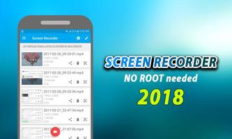 NO ROOT Screen Recorder - Free REC FullHD โปสเตอร์