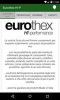 Eurothex Preventivazione Plakat