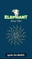 Elephant Fireworks Poster