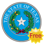 Texas 3D Flag Free icône