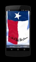 Texas 3D Flag Free Affiche