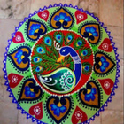 Creative Rangoli(kolam) Design Zeichen