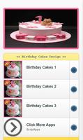 Birthday Cakes Design ภาพหน้าจอ 2