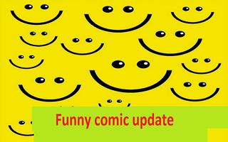Funny comic update-poster