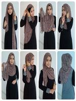 Hijab Tutorial moda Cartaz